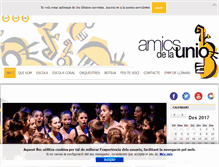 Tablet Screenshot of amicsdelaunio.org